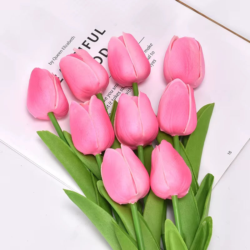 X10pcs - Artificial Tulip Flowers #AF4038