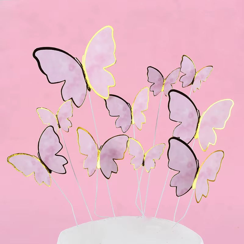 Metal Cake Topper Set #CT4257