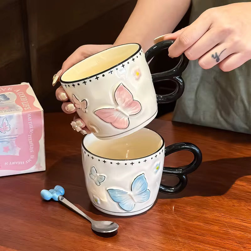 Butterfly Ceramic Mug #GM2334