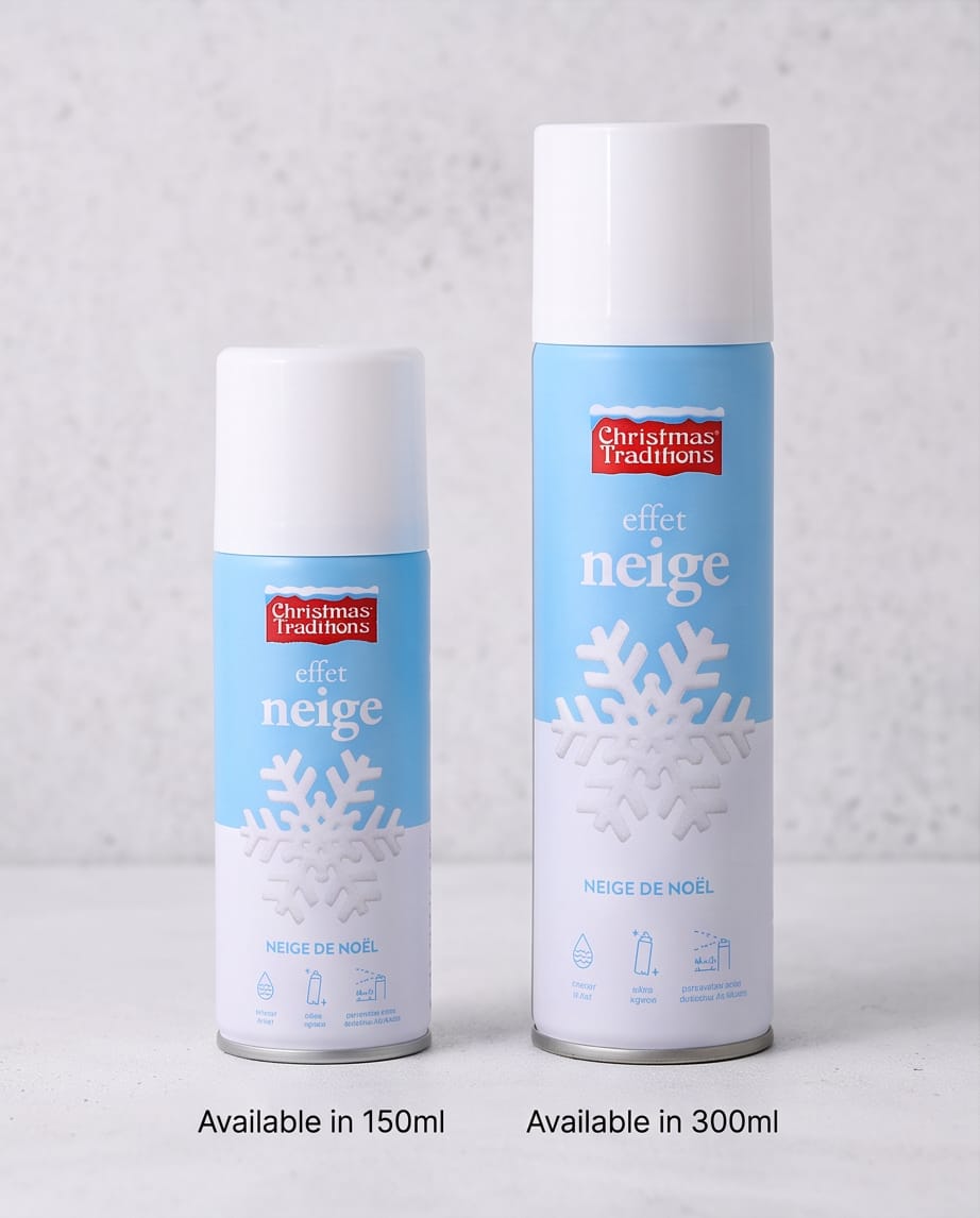 Christmas Traditions Artificial Snow Spray – 150ml / 300ml #CD4501