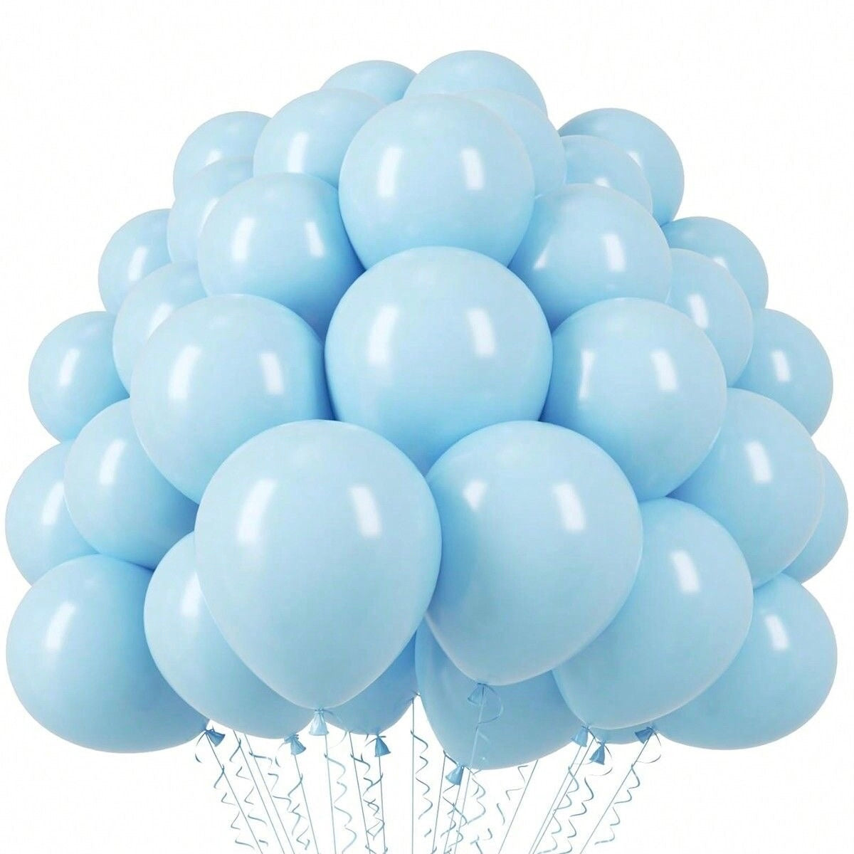 5/10/12 inches 100pcs Light Blue Latex Balloons #LB3099