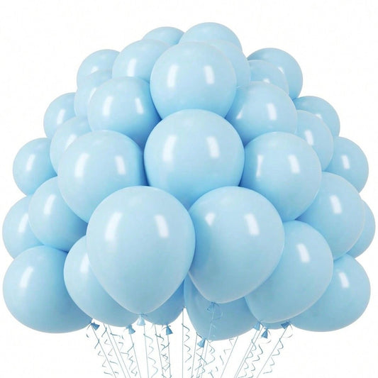 5/10/12 inches 100pcs Light Blue Latex Balloons #LB3099