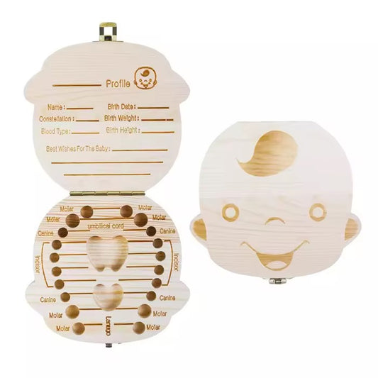 Baby Teeth Keepsake Wooden Box #TB3157