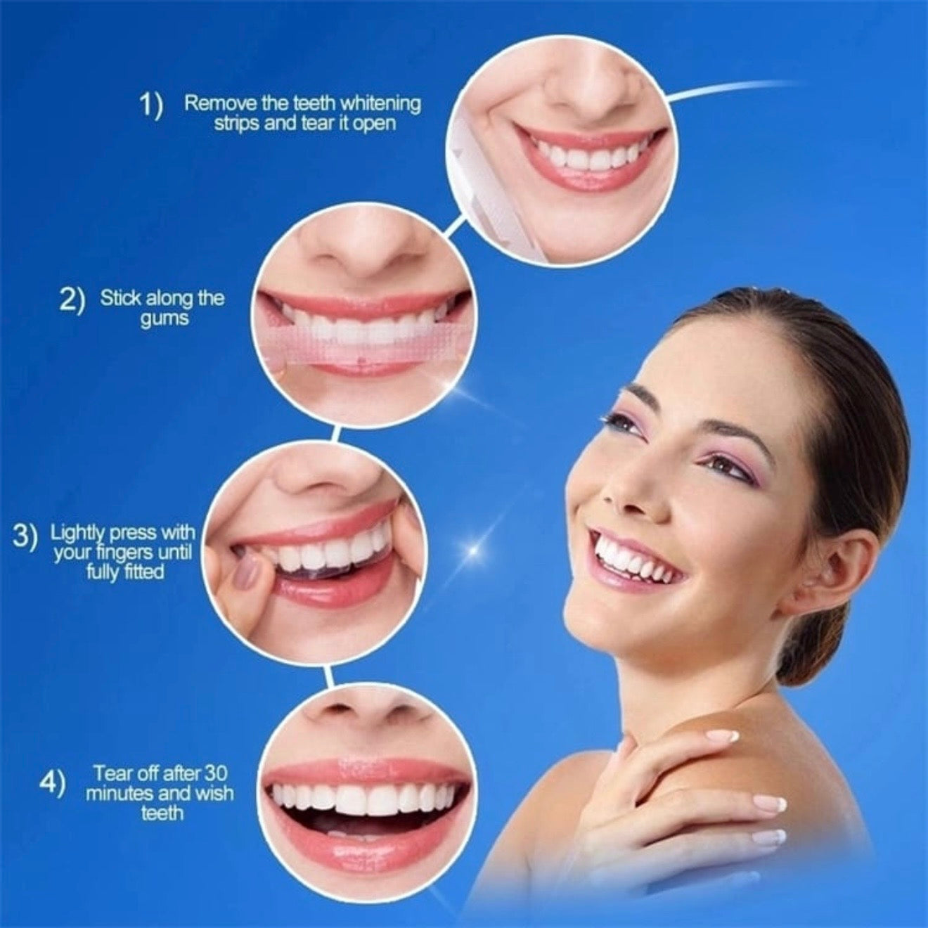 5D Teeth Whitening Strips #TF035