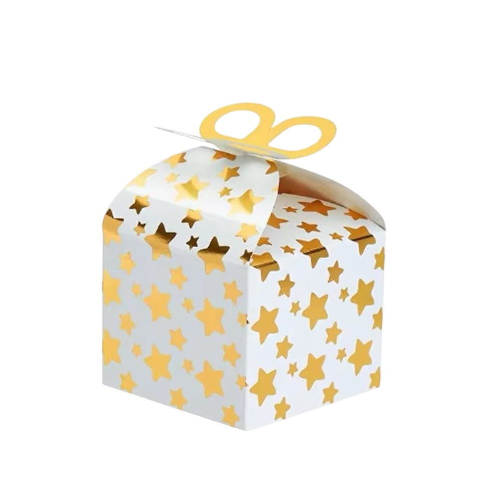 X12pcs Golden Party Favor Boxes #GB2505