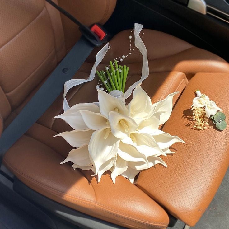 1pc-Artificial PU Calla Lily Flowers #AF1995