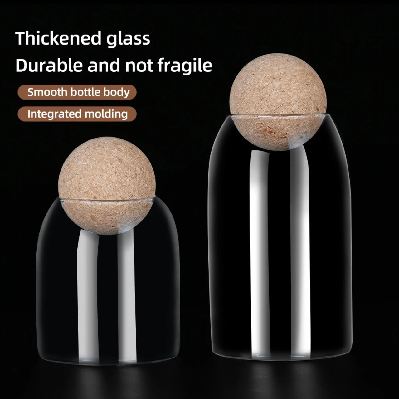 Glass Storage Jars With Crok Lid Ball 3 pack Set #GJ1200