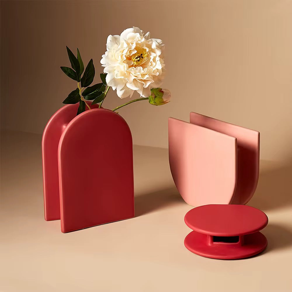 Modern Arch Ceramic Vase #CV3206