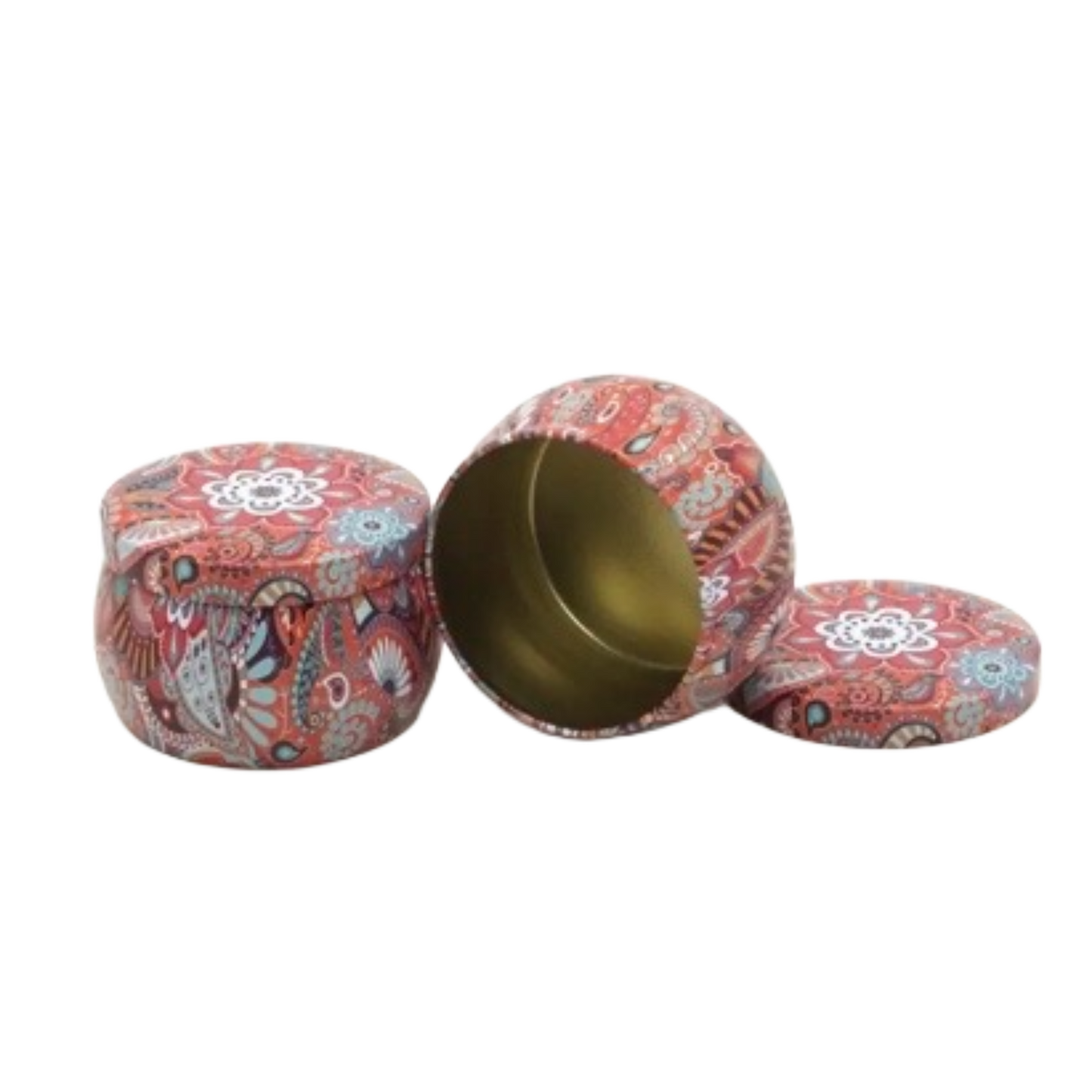 4oz Tin Can For Candles With Lid #AJ1335