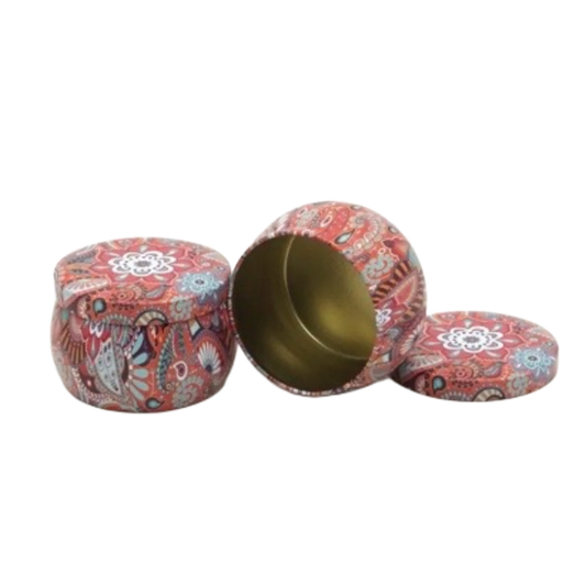 4oz Tin Can For Candles With Lid #AJ1335