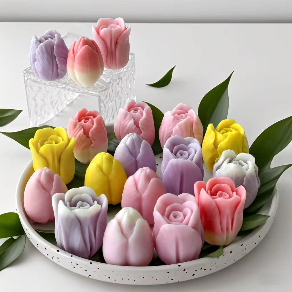 Tulip Flower Silicone Candle Mold