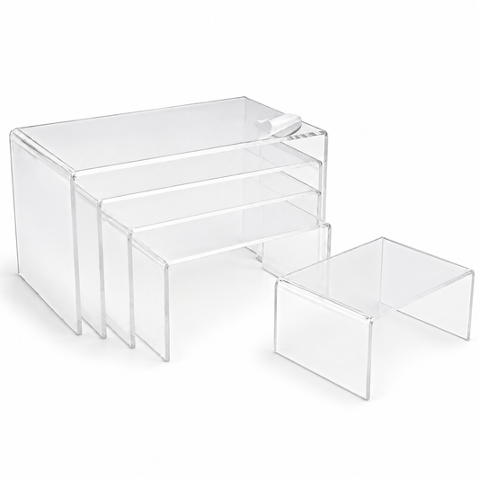 Clear Acrylic Display Riser – 5 Sizes #AS4185