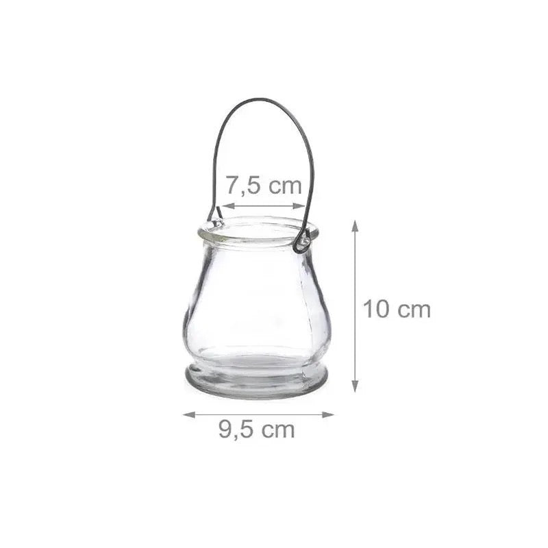 Glass Candle Holder #CH1685