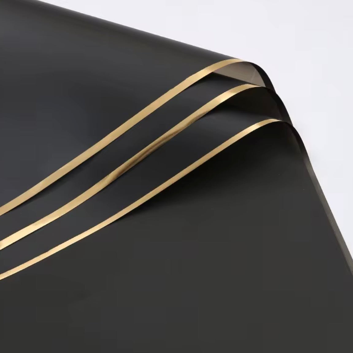 60x57cm Premium Gold-Edge Wrapping Sheets #WP4078