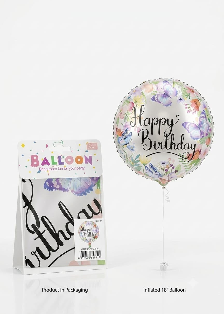 Happy Birthday Foil Balloon – 18 Inches #FB4117