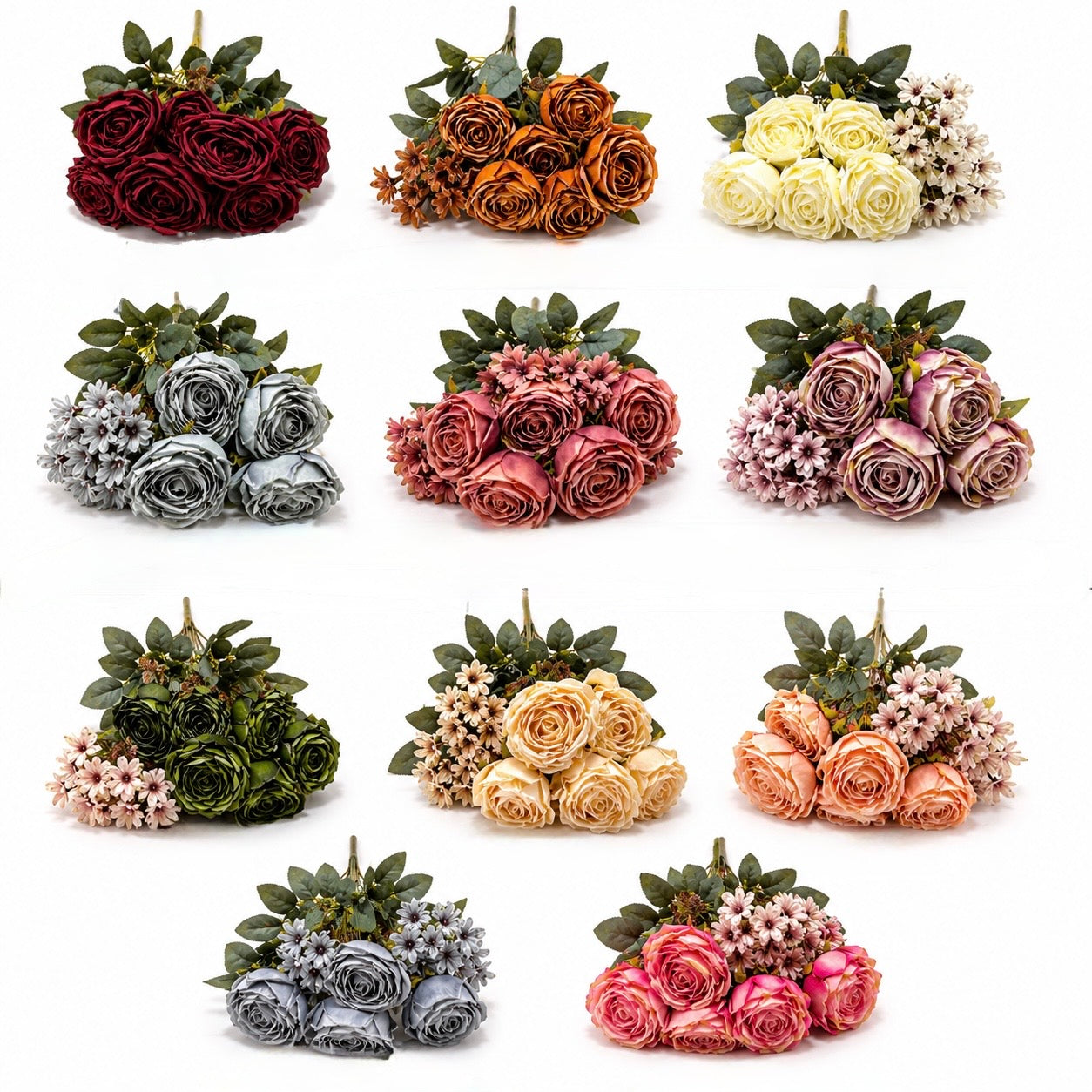 Artificial Rose & Daisy Bouquet #AF4098