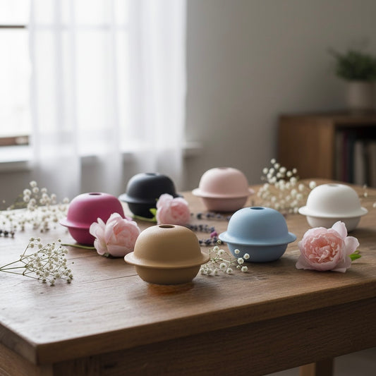 Planet Shape Ceramic Vase – Modern Matte Decorative Vase #CV3226