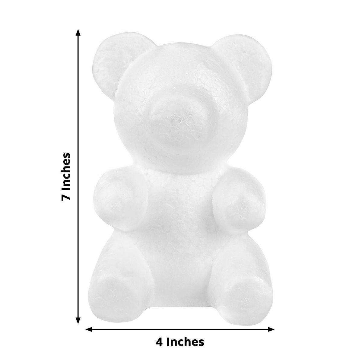White Foam Bear shape
