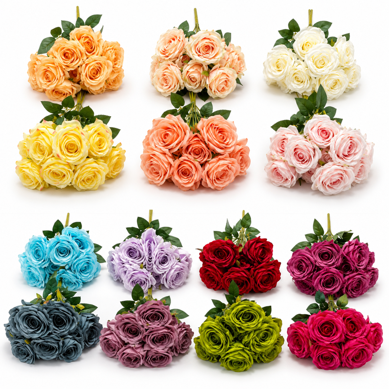Artificial Rose Bouquet – 7pcs #AF4091