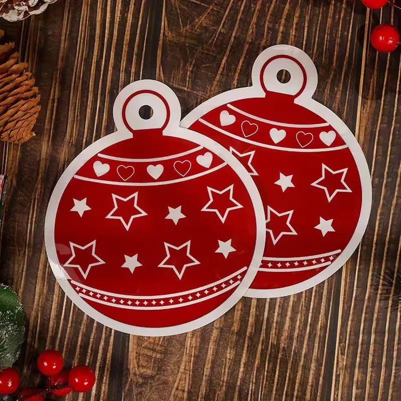 X12pcs Christmas Bag With Zipper #CB2306