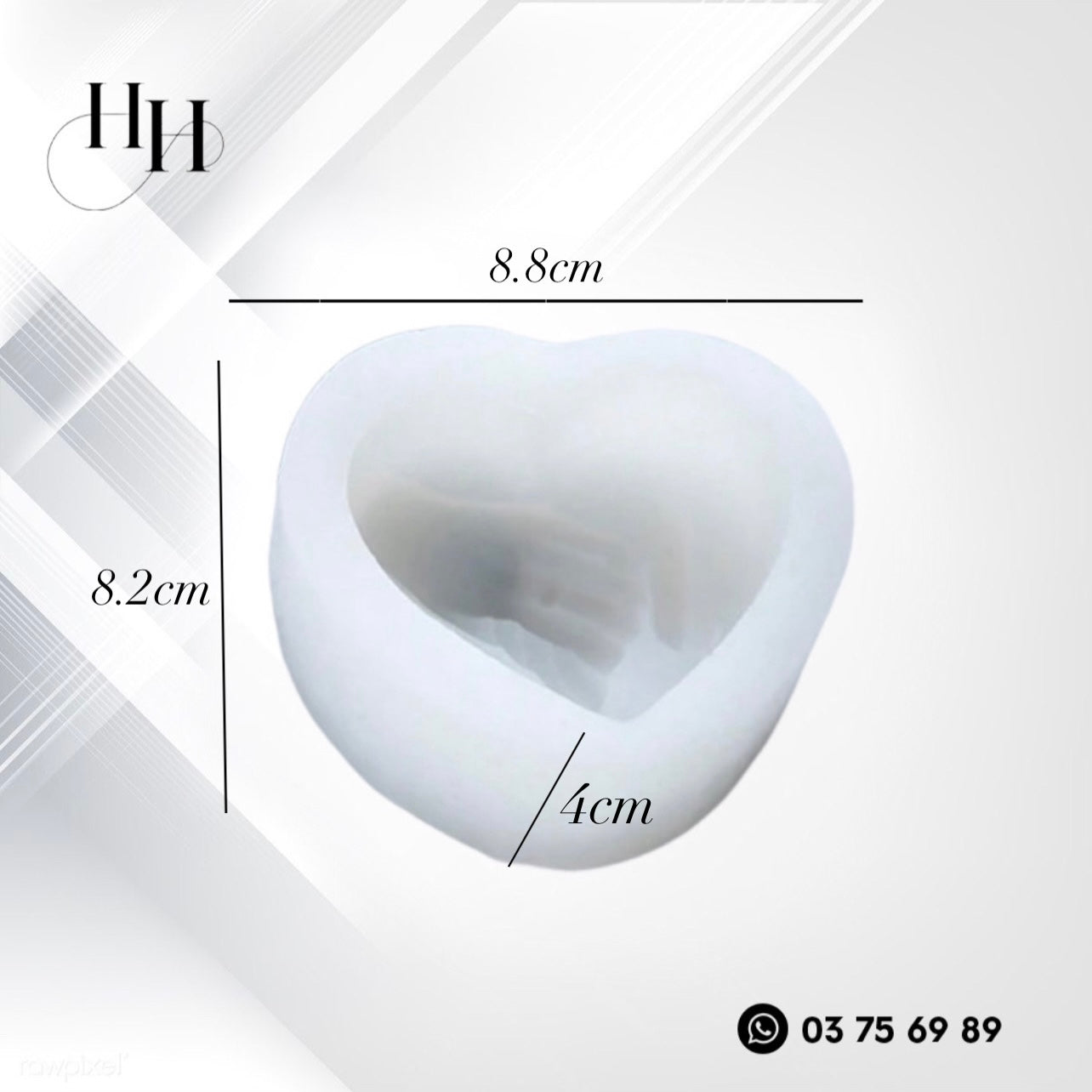 Hand in Hand Silicone Mold #SM1248