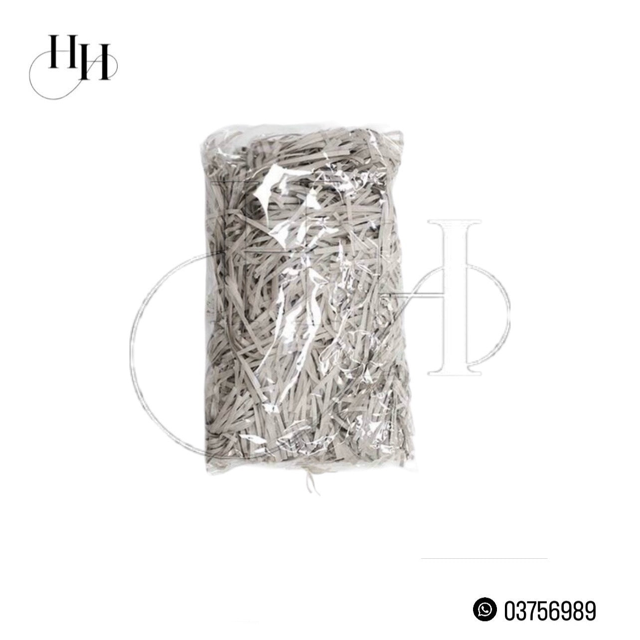 100g Gray Shredded Paper #SP1302