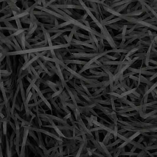 100g Black Shredded Paper #SP1295