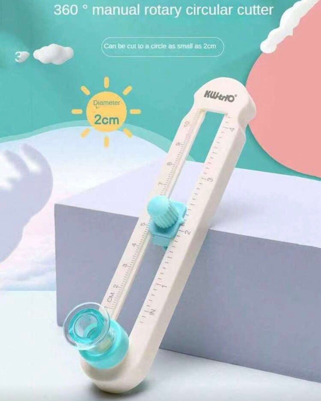 360 Degree Handmade Round Cutting Tool #CT2313