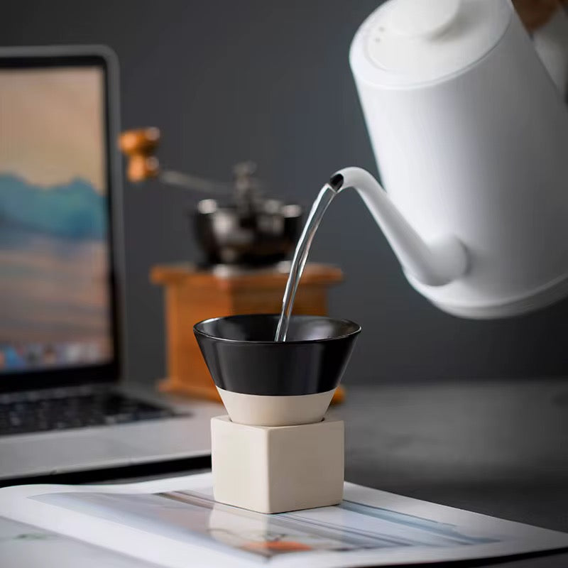 120ml Ceramic Coffee Cup with Base  #CM3958