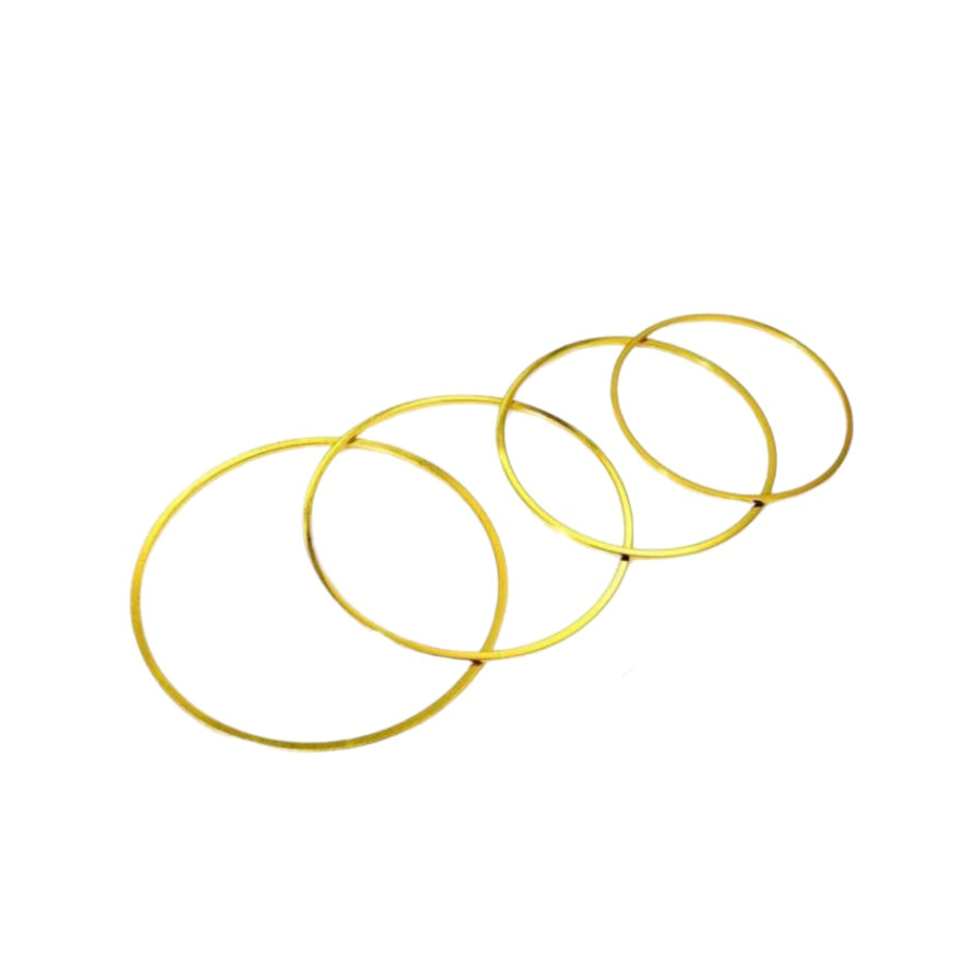 X4pcs - 5cm Circle Hoops #CP1416