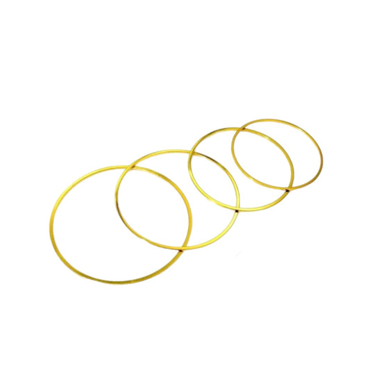 X4pcs - 5cm Circle Hoops #CP1416