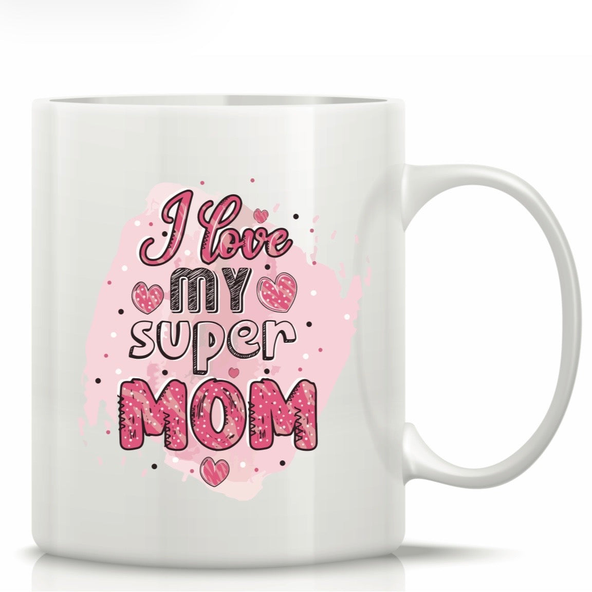 Mother’s Day Printed Glass Mug  #GM3024