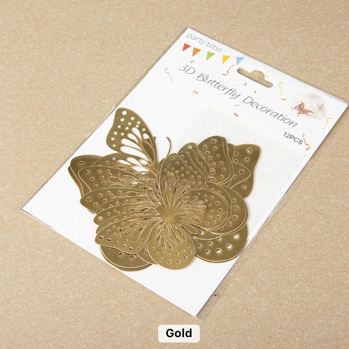 3D Butterfly Decoration x12pcs #GB1232