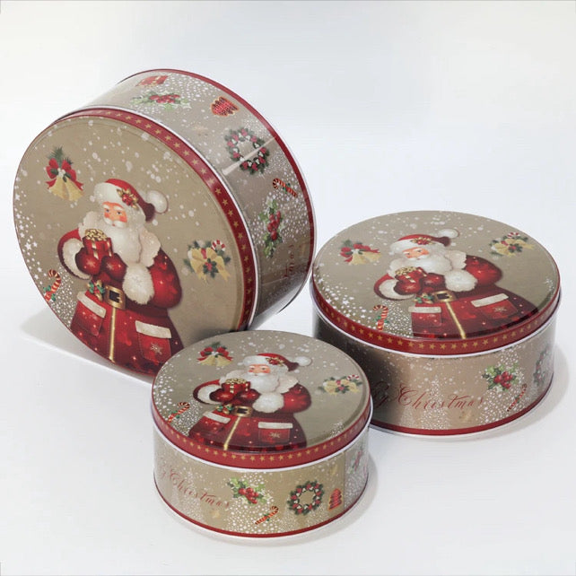 3pcs/set Christmas Aluminum Box #AB2025