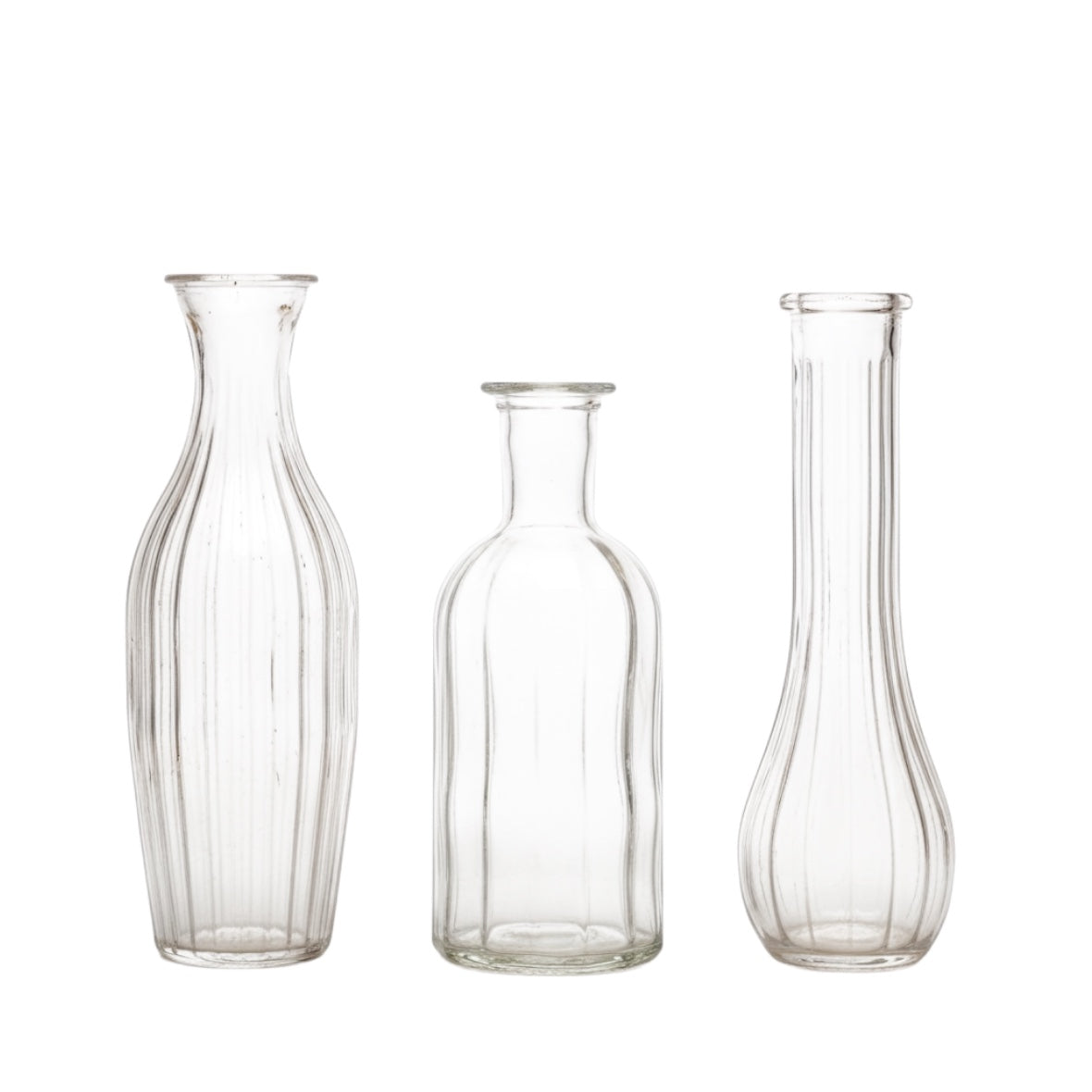 Decorative Clear Glass Flower Vases  #GV2617