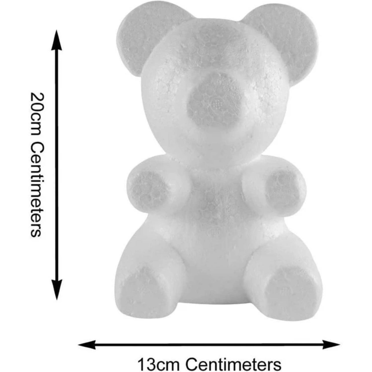 White Foam Bear shape
