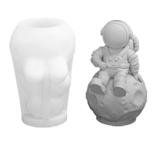 Astronaut Silicone Candle Mold #A101C-12