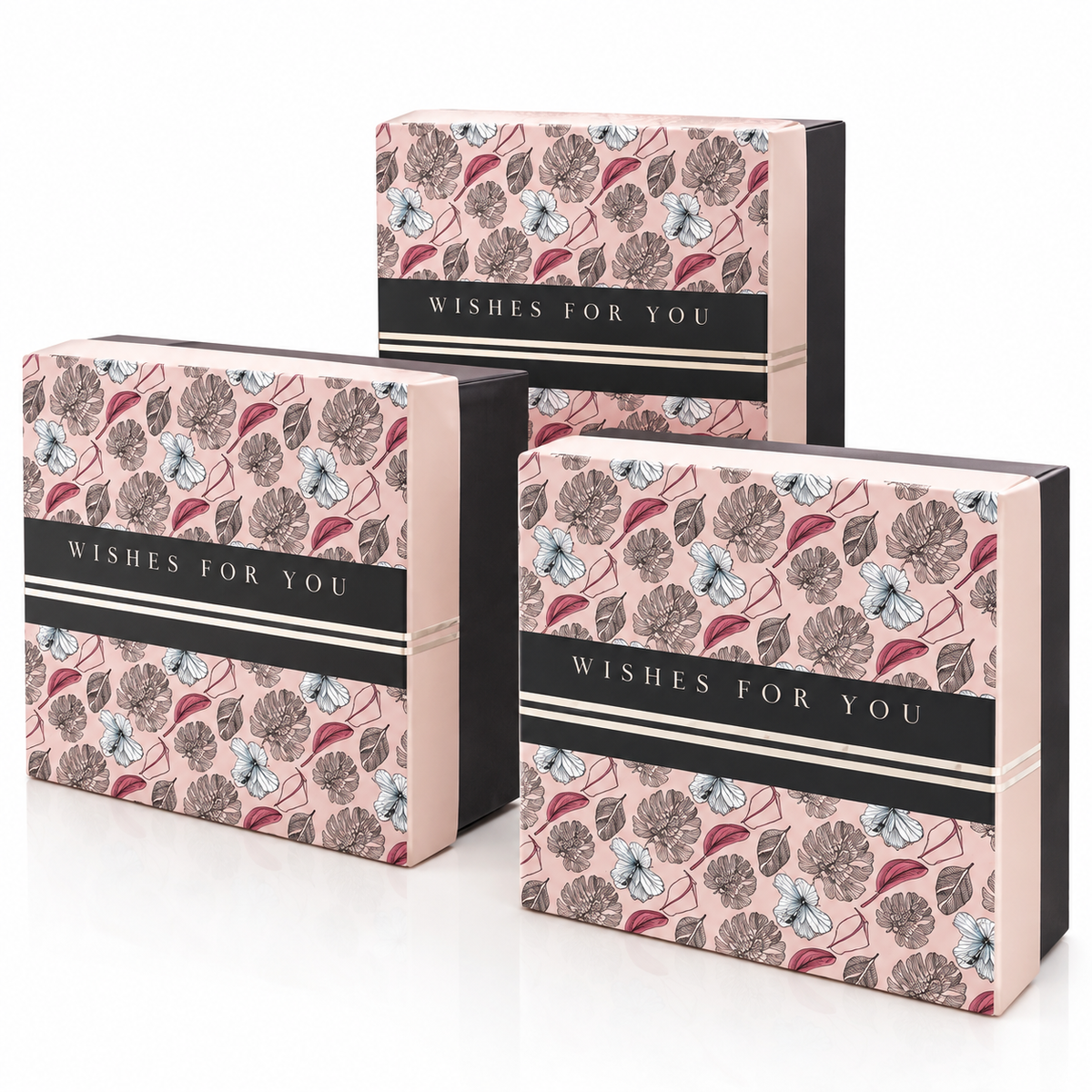 Set of 3pcs Gift Box Packaging #GB4227