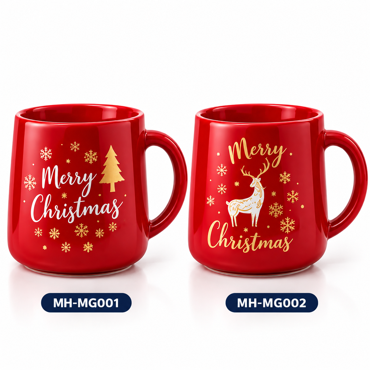 Christmas Red Ceramic Mug #CM4335