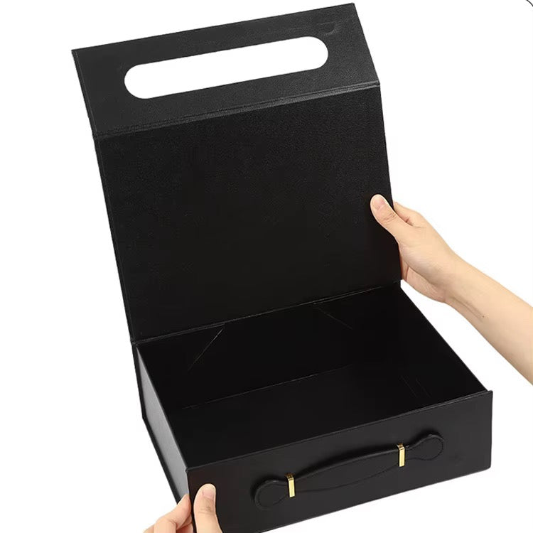 Luxury Folding Gift Box with Handle #FB4271