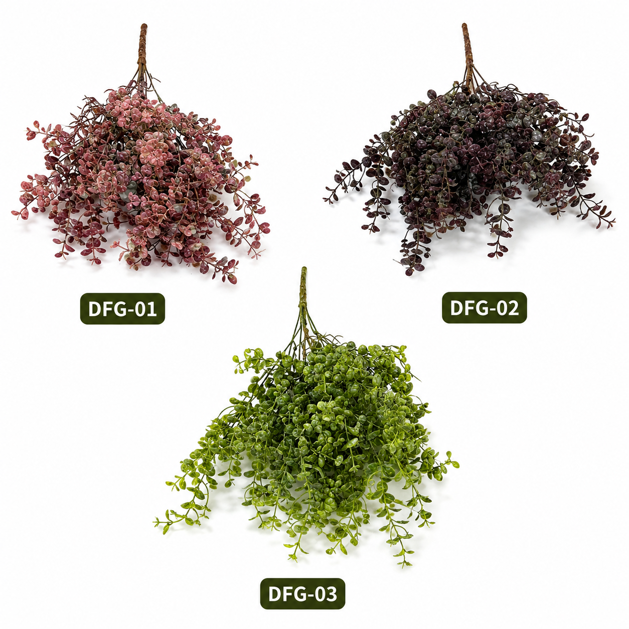 Artificial Hanging Mini Leaf Bush #AF4165