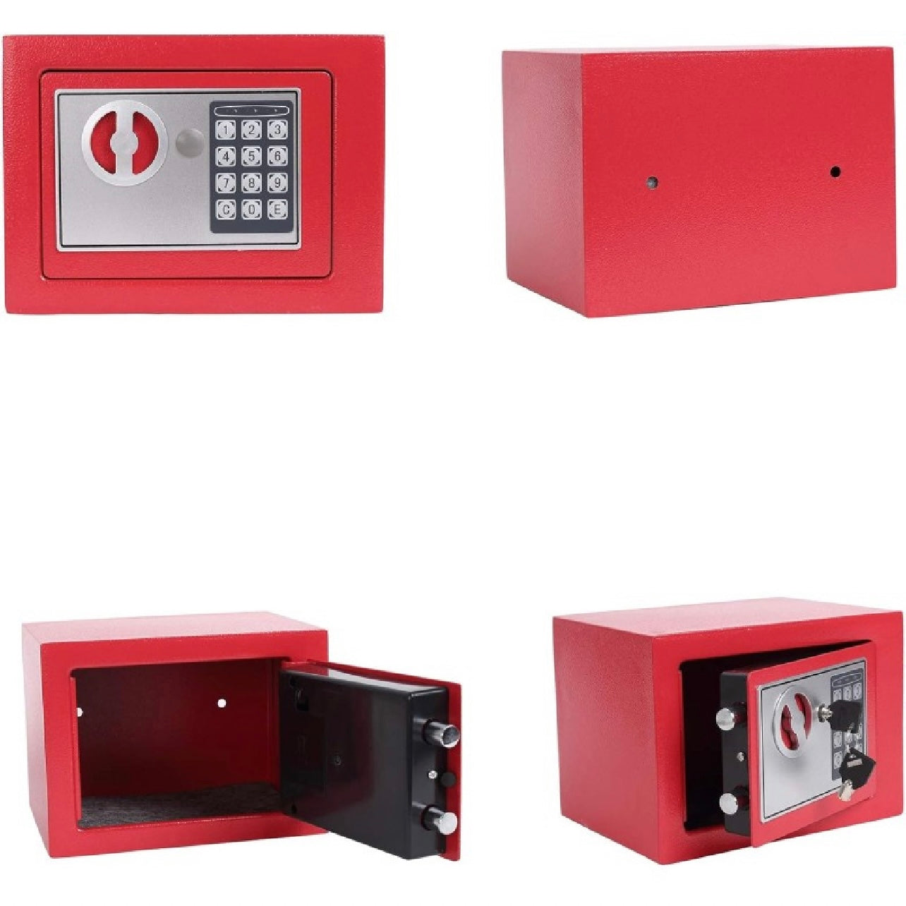 Mini Digital Electronic Keypad Lock Built-in 2 Locking Bolt Safe Box #MS1549