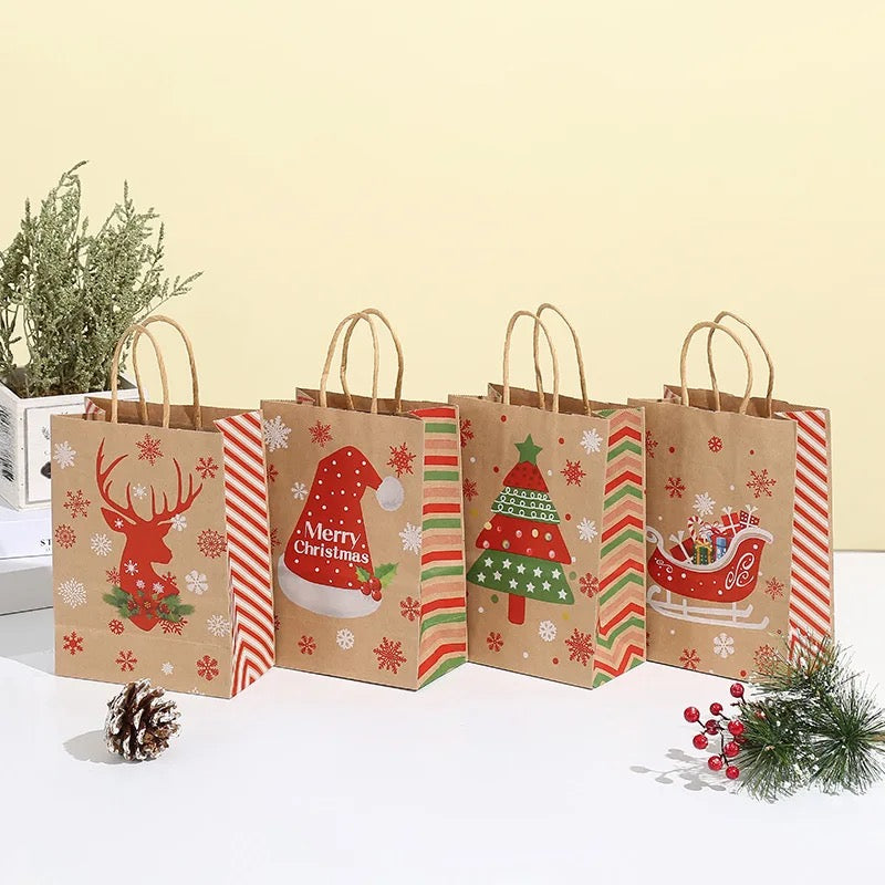 10pcs - 32*26*12cm Christmas Gift Bags #GB1377