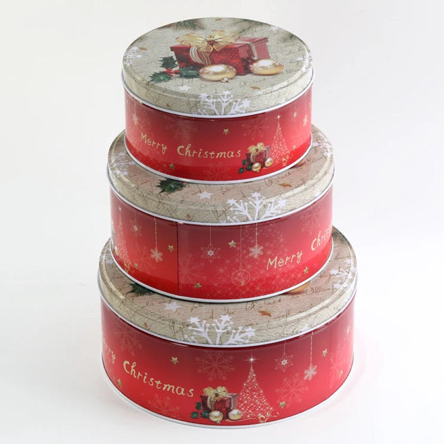 3pcs/set Christmas Aluminum Box #AB2026