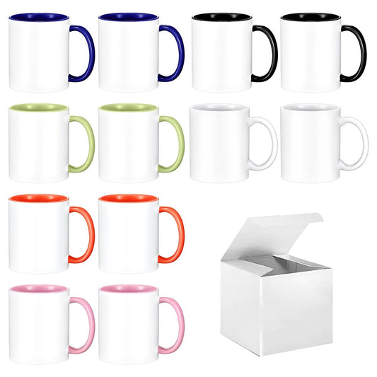 Colored Handle & Inner Ceramic Mug #SM2799