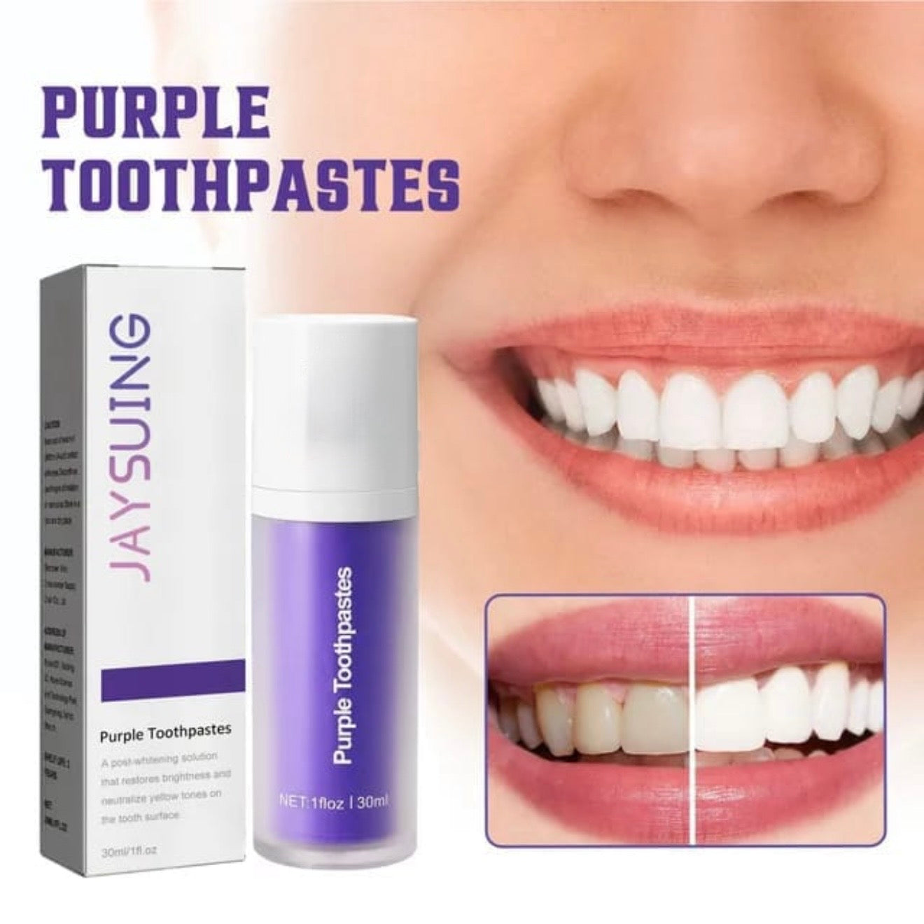 Purple Whitening Toothpaste #TF040