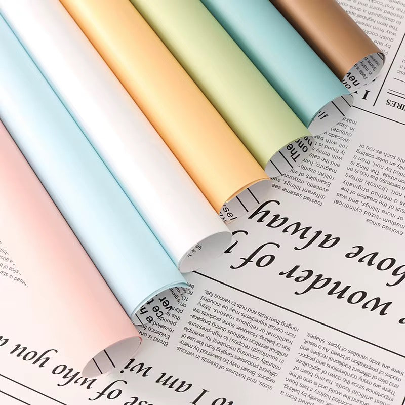 60x57cm Newspaper Print Wrapping Paper #WP4079