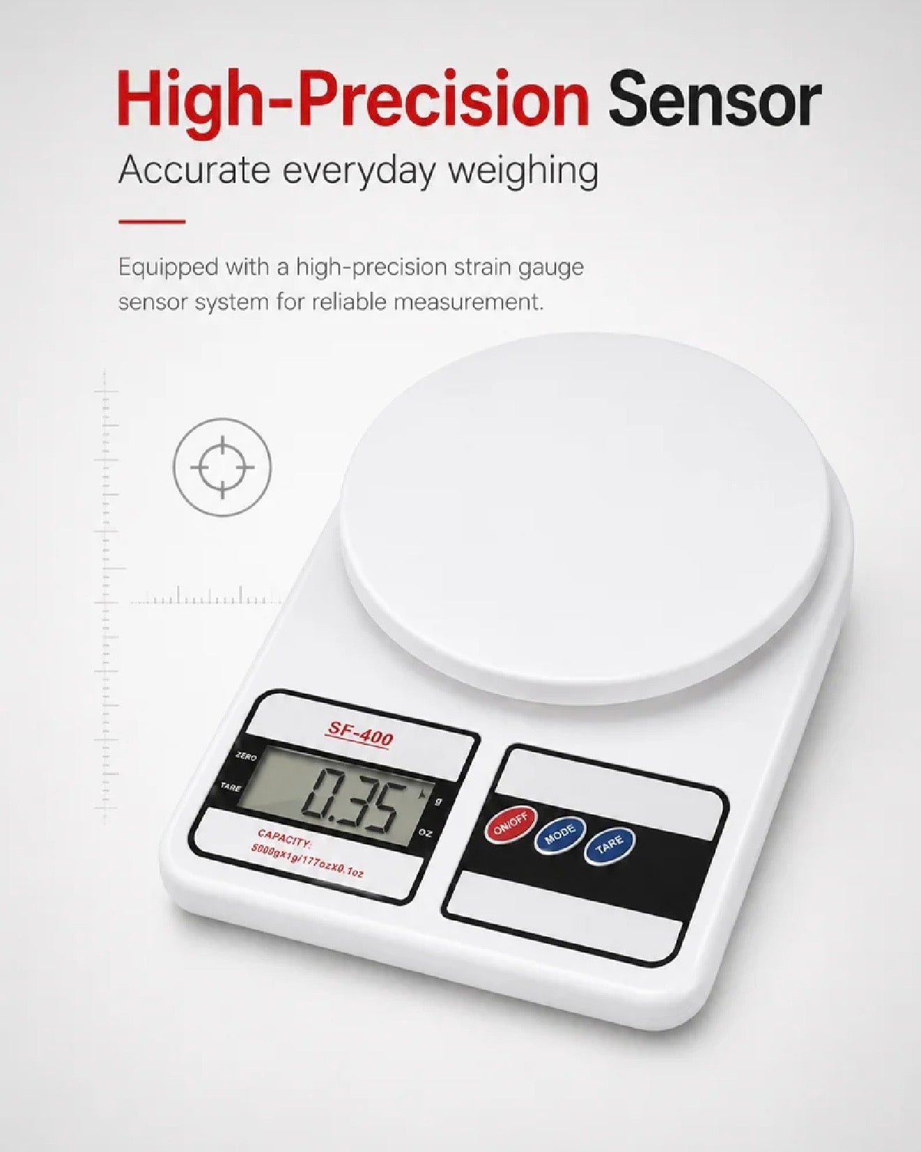 Digital Kitchen Scale – 10kg #ES4049