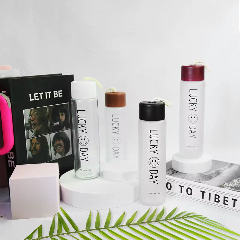 360ml Frosted Glass Water Bottle #GB2008