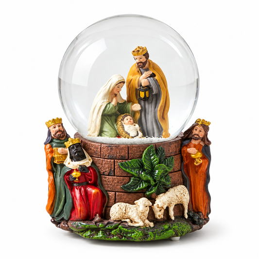 Nativity Scene Christmas Snow Globe #CG4394